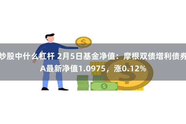 炒股中什么杠杆 2月5日基金净值：摩根双债增利债券A最新净值1.0975，涨0.12%